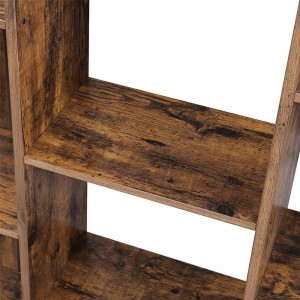 American Style Wooden Panel Living Room Storage Bookshelf 0389