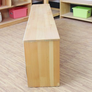Armadiu per scarpi per i zitelli in legnu di pinu massiu di Kindergarten 0402