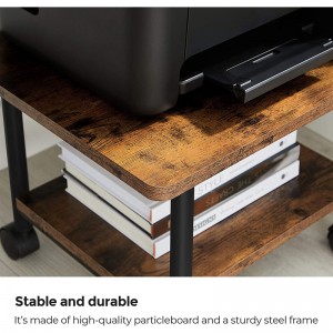 Office Living Room Removable Double Layer Printer Stand 0407