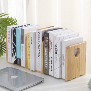 Office Modern Creative Pine Desktop Retractable Bookshelf 0420
