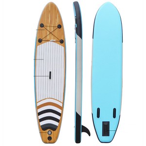 SUP paddle board ສີທີ່ກົງກັບ surfboard ອັດຕາເງິນເຟີ້ທີ່ມີ fins 0372