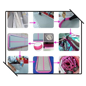 Надувний килимок для йоги та танців надувна повітряна доріжка 0384