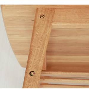 Simple White Oak Double-Layer All-Match Coffee Table#Tea Table 0013