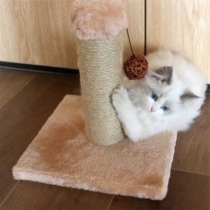 Jucărie pentru pisici mici, pisică amuzantă, sepak takraw, stâlp de zgâriat pentru pisici, mic, rezistent la zgârieturi, rezistent la mușcături și rezistent la uzură.