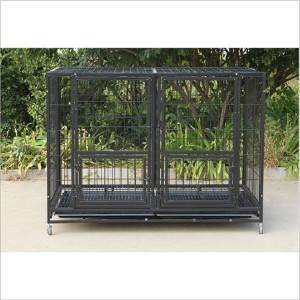 Large Square Tube Dog Cage Pet Cage Golden Retriever Teddy Samoyed 80 Dog Cage Pet Dog Cage Square Tube Dog Cage