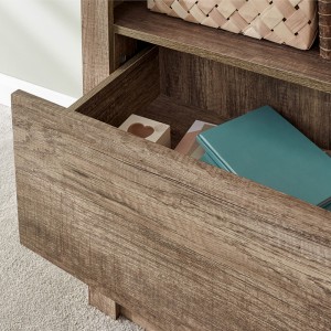 Retro Simple Wooden Bookcase 0453