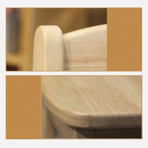 Otroški stol iz gume in lesa za vrtec 0620