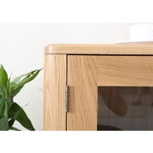 Isang Pintuan Apat na Drawer Side Cabinet Simple Sofa Side Cabinet Storage Cabinet#0104
