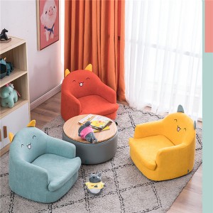 Asento de sofá para bebé, un lindo sofá pequeno, mini sofá de debuxos animados para nenos, o bebé aprende a sentarse no sofá 0401