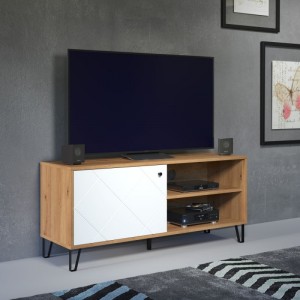 جدید سادہ اور عملی لکڑی کے ٹی وی کیبنٹ 0641