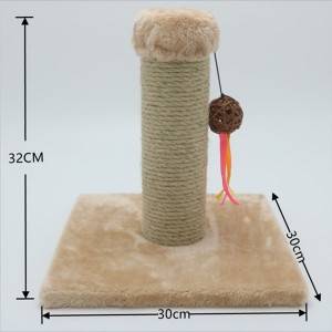 Small cat toy funny cat sepak takraw Cat scratching post, small scratch-resistant, bite-resistant and wear-resistant small cat scratching post