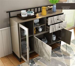 Scandinavian sideboard cabinet Simple modern multifunctional hotel tea cabinet 0457