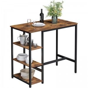 American Industrial Style Madaling I-assemble ang Coffee Shop Bar Table 0322