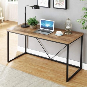 Amerikai egyszerű acél-fa bútor diákirodai íróasztal 0333
