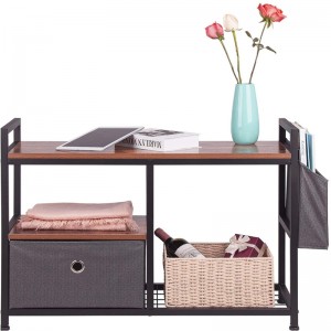 Simple Porch with Cloth Drawer Storage Shoe Rack 0357