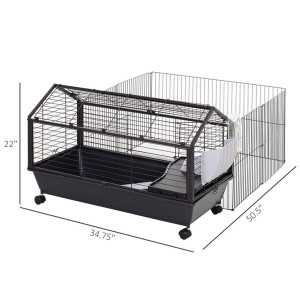 Sterner Pet Metal Main House Small Animal Shed Cage with Feeder 0244