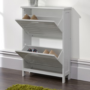 Nordic Simple Double-Layer Three-Layer Three Stoe Shoe Cabinet 0443