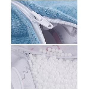 Faux linne sittsäcksskydd för lazy Sofa Beanbag Cover 0415