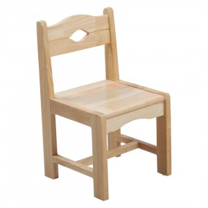 Kindergarten Rubber Wood Preschool Chair 0601