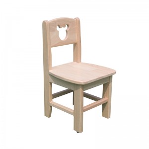 Detská stolička z gumového dreva do škôlky 0620