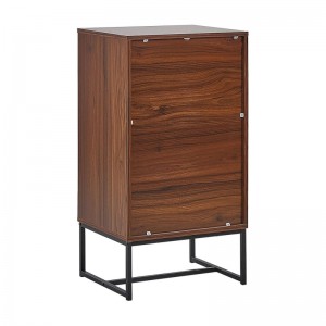 Multi Drawer Storage Iron Wood Yakasanganiswa Side Cabinet 0647