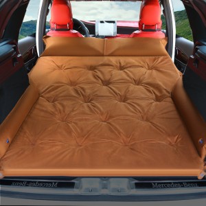 Car Inflatable Bed Air SUV Trunk Rear Row Travel Bed Automatic Inflatable Sleeping Mattress