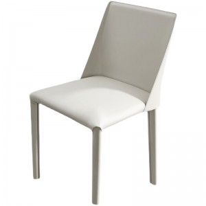 Nordic Light luksuzna hotelska kućanska stolica za blagovanje u industrijskom stilu sa sedlom od kože 0265