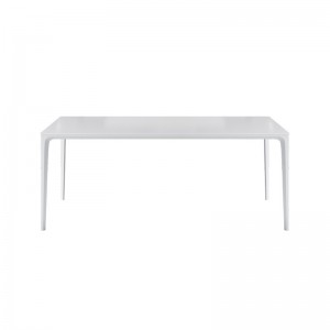 Moderný minimalistický obdĺžnikový domáci rockový jedálenský stôl 0269