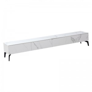 Moble de TV de tauler de marbre italià minimalista i modern 0276