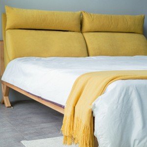 Severská moderná manželská posteľ pre dospelých 1,5 m 1,8 m Mäkký vankúš 0282