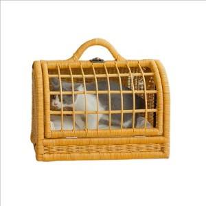 Коробка для домашніх тварин, сумочка з ротанга, клітка для котів, рюкзак для котів, рюкзак для собак