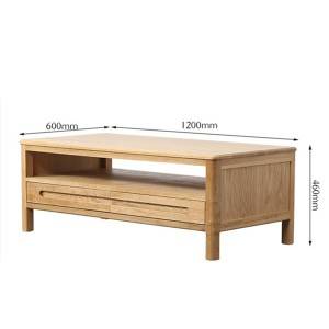 Modern Minimalist White Oak Solid Wood Coffee Table#Tea Table 0008