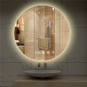ກະຈົກຫ້ອງນ້ໍາຮອບ smart light mirror ຫ້ອງນ້ໍາ vanity mirror 0679