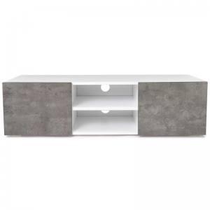 Einfach Floor-Stand White Bëlleg TV Cabinet 0382