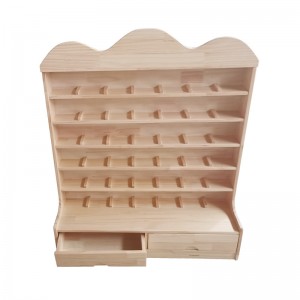 Armoire de rangement pour gobelets d'eau pour enfants en bois de pin de maternelle 0401