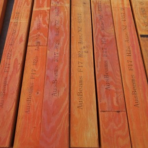 Constructiekwaliteit lariks LVL houten balken 0562