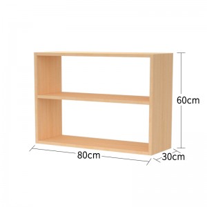 Solid Wood Storage Shelf ng mga Bata sa Estilo ng Nordic 0594