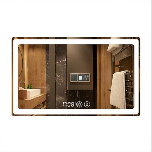 Nako-customize na smart square bathroom mirror 0684