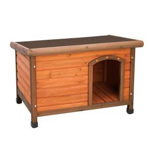 Premium Dog House Massiv Holz Bett fir Hausdéieren