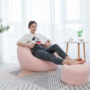 ຖົງຖົ່ວຫຼາຍສີ #cover leisure beanbag floor chair sofa 0414