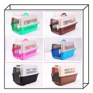 Toeram-panidinan'ny biby fiompy Dog cage cat cage Alika sy saka Consignation Box Portable cat cage