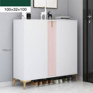 Nordic Light Luxury Shoe Cabinet Porch Cabinet Simple Modern Porch Cabinet Household Entry Door Large-Capacity Economical Storage Cabinet-0100