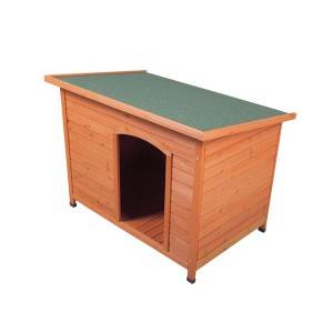 Casa para perros con aislamiento de madera Cruz Muebles para mascotas