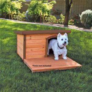 Posteľ pre domáceho maznáčika z masívneho dreva Premium Dog House
