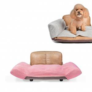 Pet #Sofa Bed Cover-Morero Ohle Teddy Labrador Corgi 0131-4