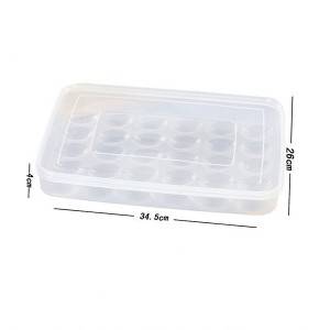 Draagbare eierbewaring plastic opslag #box 30 grid eierdoos keukengerief 0497