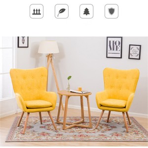 Καρέκλα προσωπικότητας από μασίφ ξύλο μοντέρνα μινιμαλιστική καρέκλα 0410