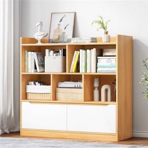 Simple bookshelf floor simple modern home multi-function living room multi-layer shelf bedroom student storage bookcase-0117