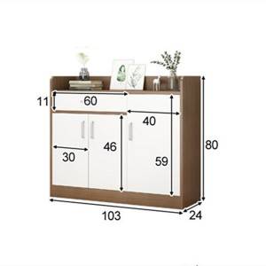 Shoe cabinet home entrance large capacity simple modern porch cabinet solid wood door simple storage cabinet locker