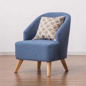Solid Wood Fabric Maliit na Sofa Leisure Simple Sofa 0412